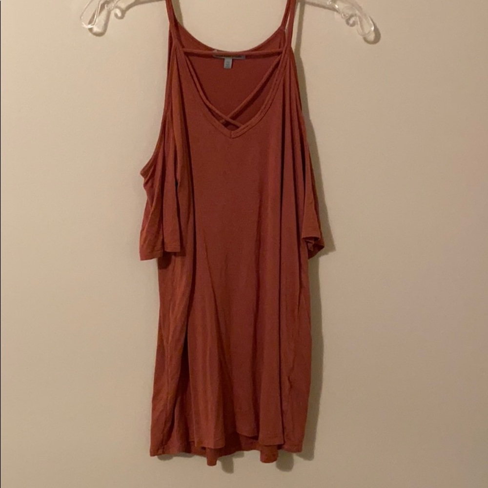 Orange cap sleeve